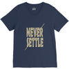 never settle V-Neck Tee
