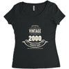 premium vintage 2000 classic perfectly aged limited edition Women's Triblend Scoop T-shirt