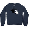 rabbit hand shadow Crewneck Sweatshirt