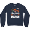 Halloween Kings Are Born In March Crewneck Sweatshirt