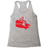 Canada Continent Roots Racerback Tank