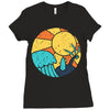beach vibes Ladies Fitted T-Shirt