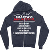 Smartass January Girl Zipper Hoodie