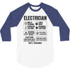 Electrician 3/4 Sleeve Shirt
