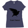 team damon salvatore (4) Ladies Fitted T-Shirt