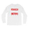 please drag across the finish line Long Sleeve Shirts