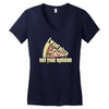 i want pizza not your opinion Women's V-Neck T-Shirt