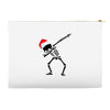 skeleton dabbing christmas Accessory Pouches