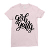 girl gang 2 Ladies Fitted T-Shirt