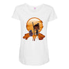 jakku sunset Maternity Scoop Neck T-shirt