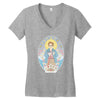 saint barb Women's V-Neck T-Shirt
