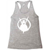 new v for vendetta logo Racerback Tank
