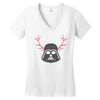 darth vader reindeer Women's V-Neck T-Shirt
