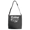 fishing   through his fly! Adjustable Strap Totes