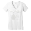 nurses can tap more than just veins Women's V-Neck T-Shirt
