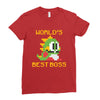 World's Best Boss Mario Ladies Fitted T-Shirt