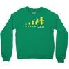 evolution of lego man Crewneck Sweatshirt