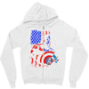 i'm the captain in the war Zipper Hoodie