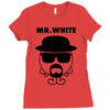 mr. white Ladies Fitted T-Shirt