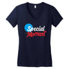 Text Women's V-Neck T-Shirt