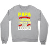 papa the man the myth the legend 2 Crewneck Sweatshirt