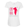 eat sleep battlefield Maternity Scoop Neck T-shirt