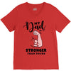 My Dad is Stronger Than Yours V-Neck Tee