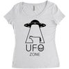 ufo zone Women's Triblend Scoop T-shirt