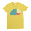 fibonacci golden ratio colorful Ladies Fitted T-Shirt