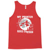 my pointer rides shotgun Tank Top