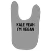 kale yeah i'm vegan Baby Bibs