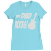 my dad rocks Ladies Fitted T-Shirt