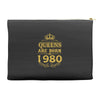 queens are born in 1980 Accessory Pouches