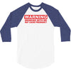 drinking with me pregnancy warning 3/4 Sleeve Shirt