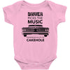 driver picks the music passenger shuts his cakehole Baby Bodysuit