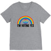 I Am Voting Yes V-Neck Tee