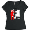 hot stuff batle royal gaming Women's Triblend Scoop T-shirt
