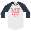 horror novel 3/4 Sleeve Shirt