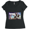 fortnite Women's Triblend Scoop T-shirt