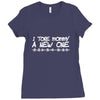 i tore mommy a new one Ladies Fitted T-Shirt