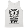 Never Underestimate Old Man Who Was Born May Tank Top