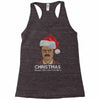 ron swanson christmas Racerback Tank