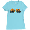 pumpkin boobs Ladies Fitted T-Shirt