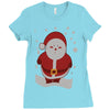 christmas santa Ladies Fitted T-Shirt
