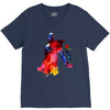 full color V-Neck Tee