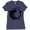 fish Ladies Fitted T-Shirt