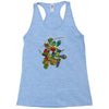 mega turtles Racerback Tank