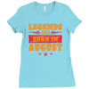 Legends Are Born In August Ladies Fitted T-Shirt
