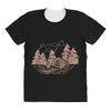 Camping Red All Over Women's T-shirt
