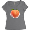 peach t Women's Triblend Scoop T-shirt